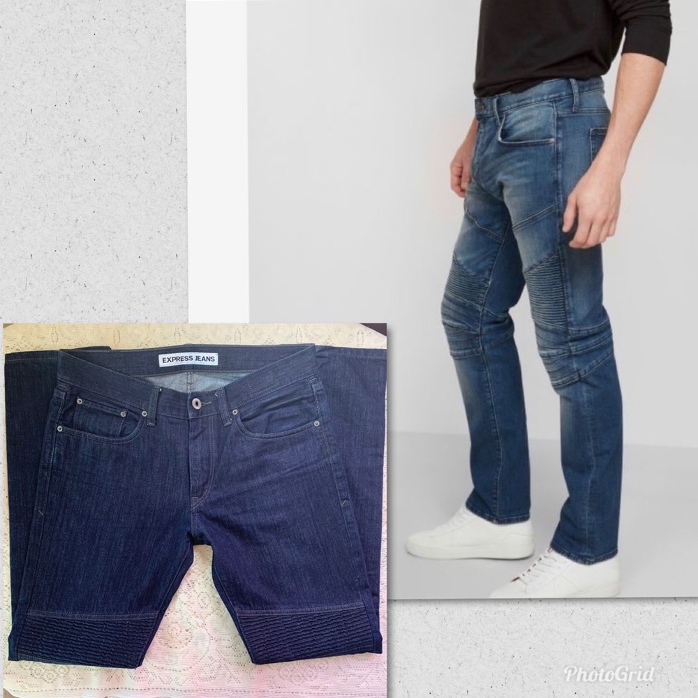 Express Rocco slim fit Moto skinny jeans.  NWOT
